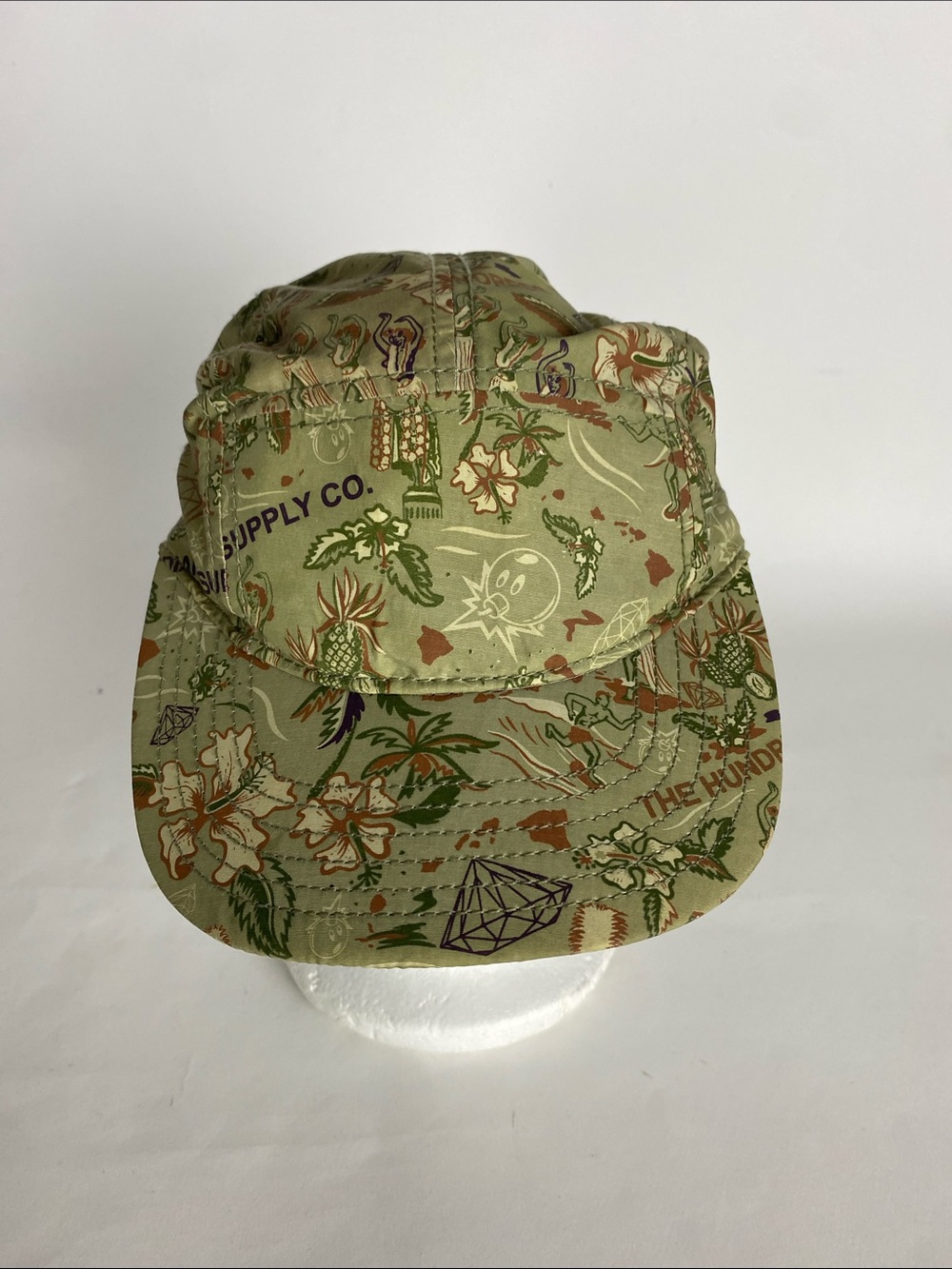 The hundreds x Diamond Supply Hawaiian Hat Strap back Cap Men